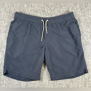 Brunello Cucinelli Men's Blue Drawstring Swim Trunks Shorts Size Large- EUC